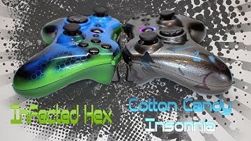 Infected Hex Pearl & Cotton Candy Heat Sensitive Custom Xbox Controllers by ProModz.com
