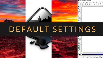 Inkscape: How to Change Default Settings