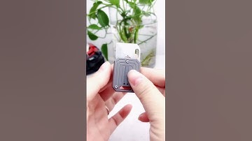 New multifunctional EDC mini titanium alloy key chain knife, do you like it?#fyp #miniknife #edc