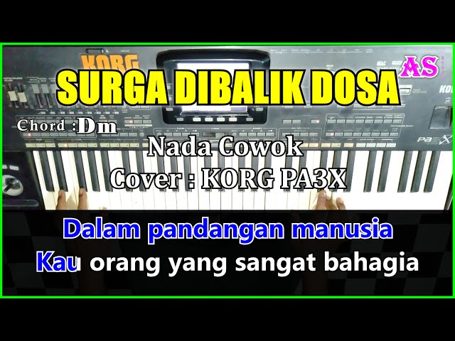 SURGA DIBALIK DOSA - Karaoke Qasidah | Nada Cowok ( Cover ) Korg Pa3X class=