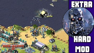 Red Alert 2 | Extra Hard Mod | Brutal Tsunami vs 7 Brutal Ai