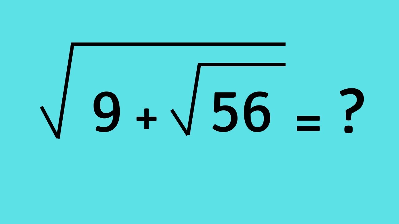 Japanse Math Square Root Japan | A very nice square root math simplification | Japanese Math ...