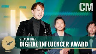 Steven Lim Wins Digital Influencer Award at the 21st Unforgettable Gala