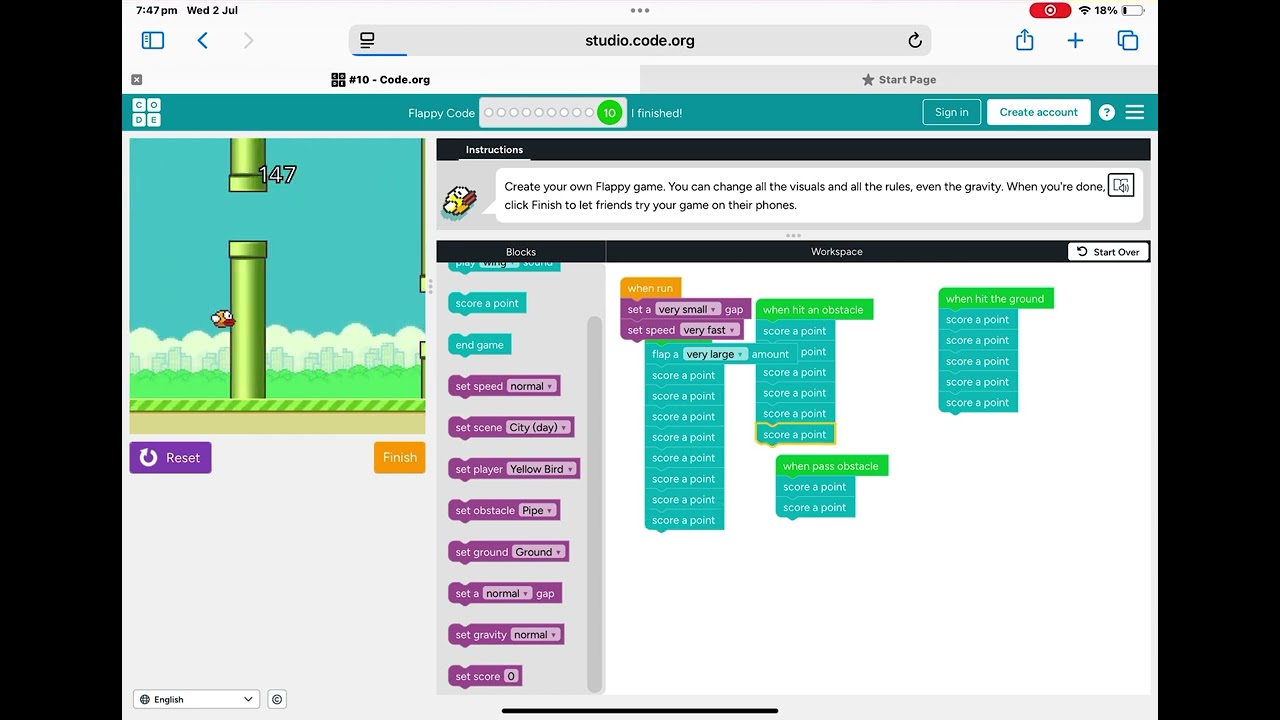 How to hack in flappy bird