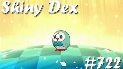 ShinyDex #722 - Shiny Rowlet - 891 Eggs - REACTION!!!