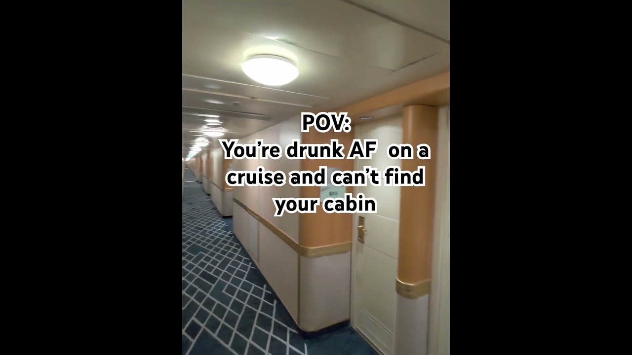 Drunk on the cruise #cruise #carnival