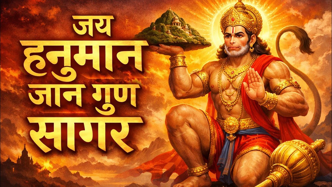 श्री हनुमान चालीसा | एक बार सुन लो, जीवन बदल जाएगा | Jai Hanuman Gyan Gun Sagar