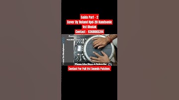 #shorts Sajda Part -2 Cover By Roland Hpd-20 Handsonic Vst Dholak || Handsonic Dholak