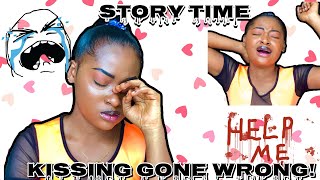 StoryTime- Kissing Gone Wrong + normal everyday makeup(educational)- Ghanaian youtuber