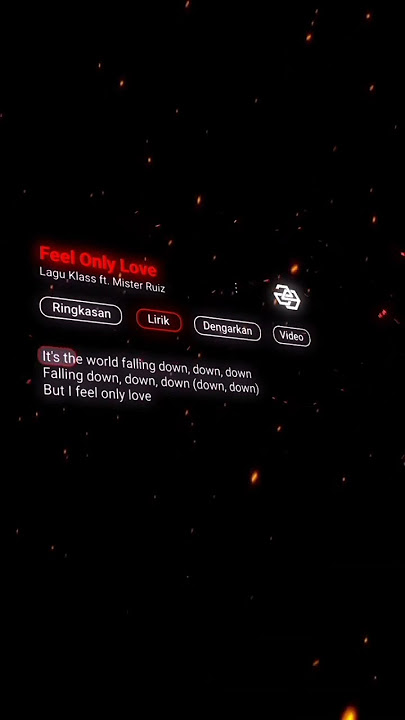 Lirik Lagu Feel Only Love - Klaas & Mister Ruiz