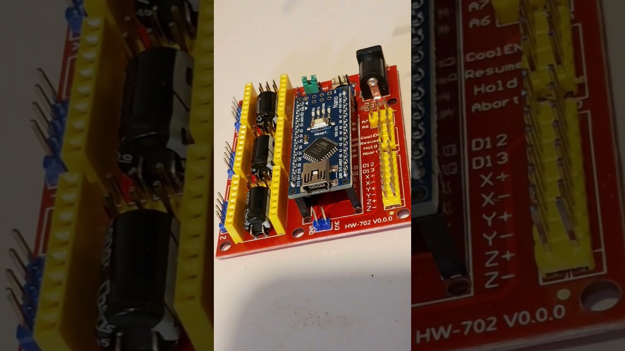 How soldering arduino nano pins for cnc shield v4.0 