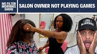 Salon Owner goes crazy, Marcus Lewis says another black stereotype being proven right on camera...