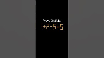 Move 2 matchsticks to make equation true | math riddles #matchstick #matchsticks #shorts