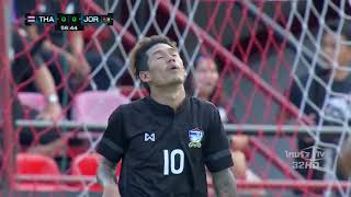 ไฮไลท์ฟุตบอล กระชับมิตรทีมชาติ ไทย U23 0-1 จอร์แดน U23