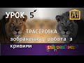 Adobe Illustrator повний курс для початківців.  урок 5. Трасіровка зображення, робота з кривими.