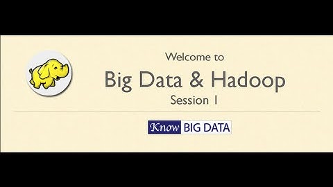 Bigdata & Hadoop - Tutorial1