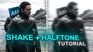 My Personal and most DEMANDING SHAKE + HALFTONE DOTS tutorial (+Preset)