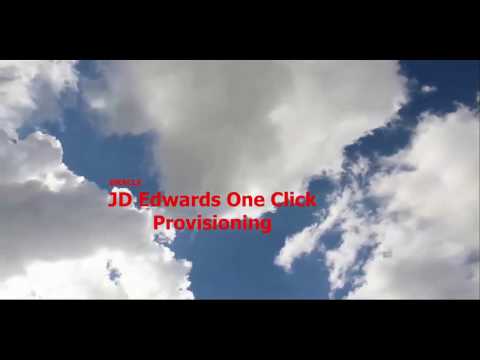 Cloud Provisioning Automation (One-Click) for JD Edwards