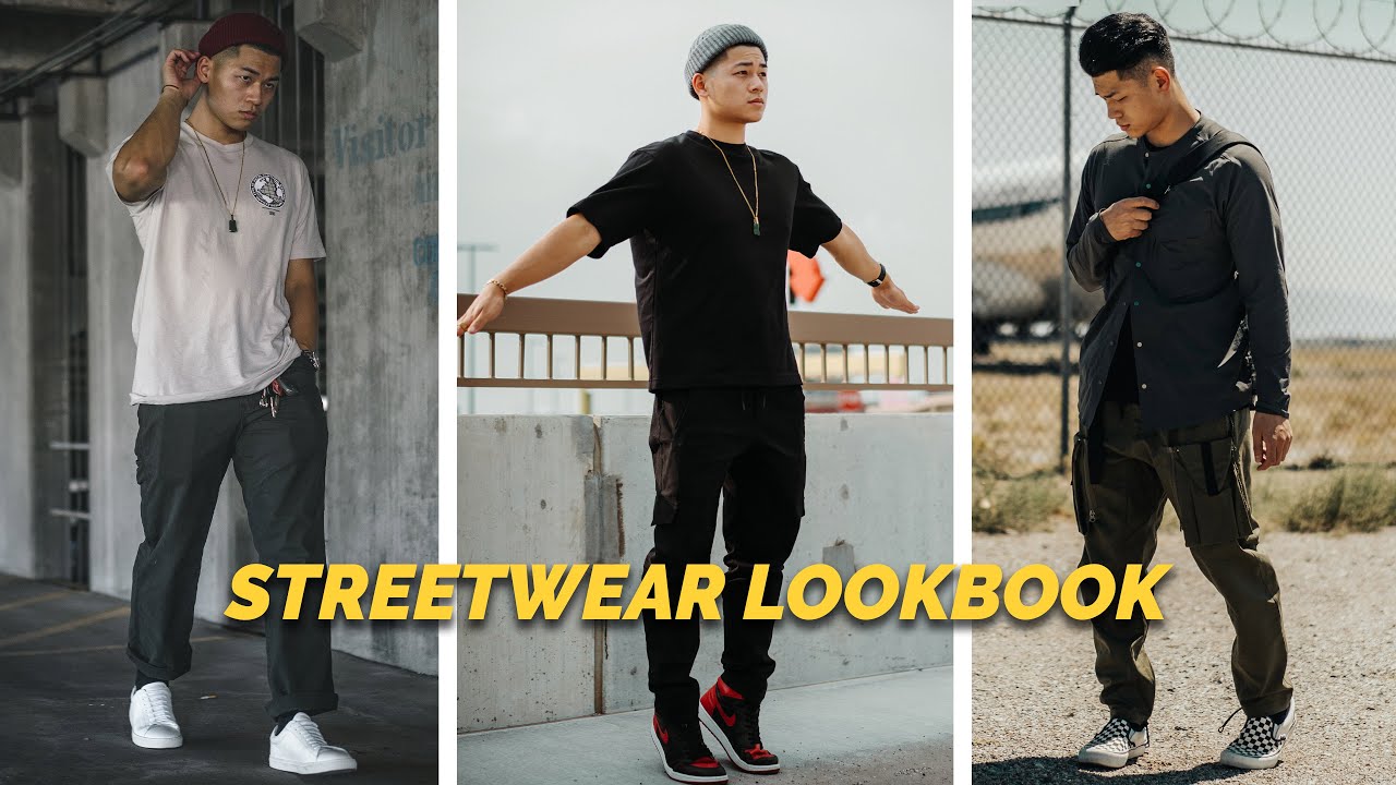 3 Simple Go-To Outfits | Streetwear Lookbook 2020 - YouTube