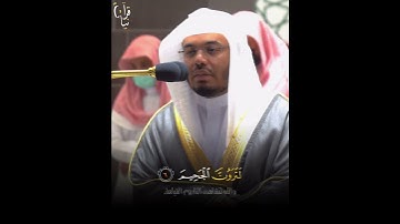 ﴿أَلهاكُمُ التَّكاثُرُ﴾ سورة التكاثر للشيخ ياسر الدوسري 🤍🤍..