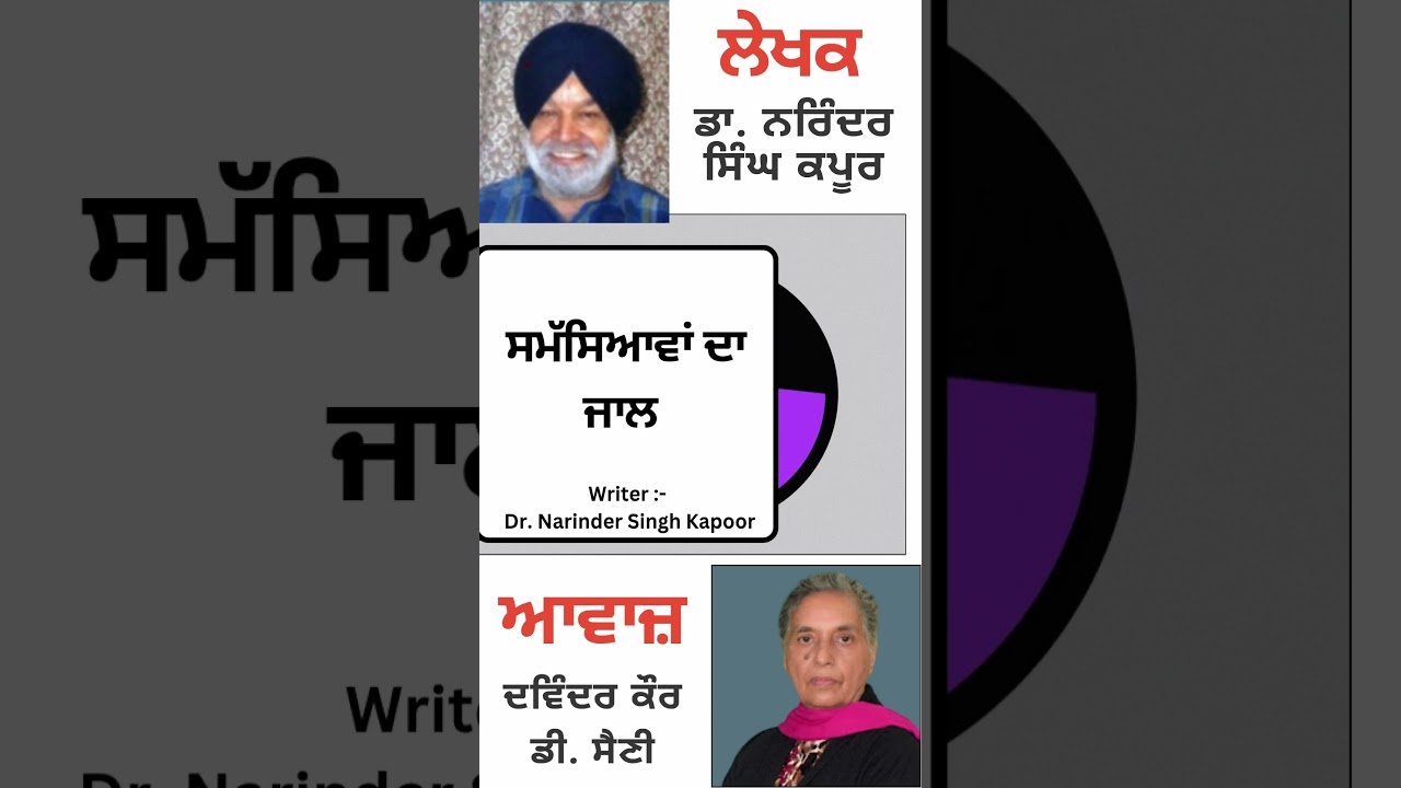 ⁣ਸਮੱਸਿਆਵਾਂ ਦਾ ਜਾਲ  || By : ਡਾ. ਨਰਿੰਦਰ ਸਿੰਘ ਕਪੂਰ