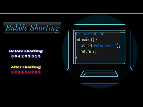 Bubble short in c language 💻#coding 🤹‍♀️#viral ✨#computerlife #nikitaNH