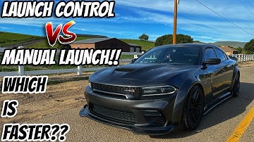 Launch Control VS Manual Launch Dodge Charger 392 Scat Pack