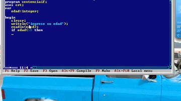 Evep-Pascal-Tutorial Sentencia If