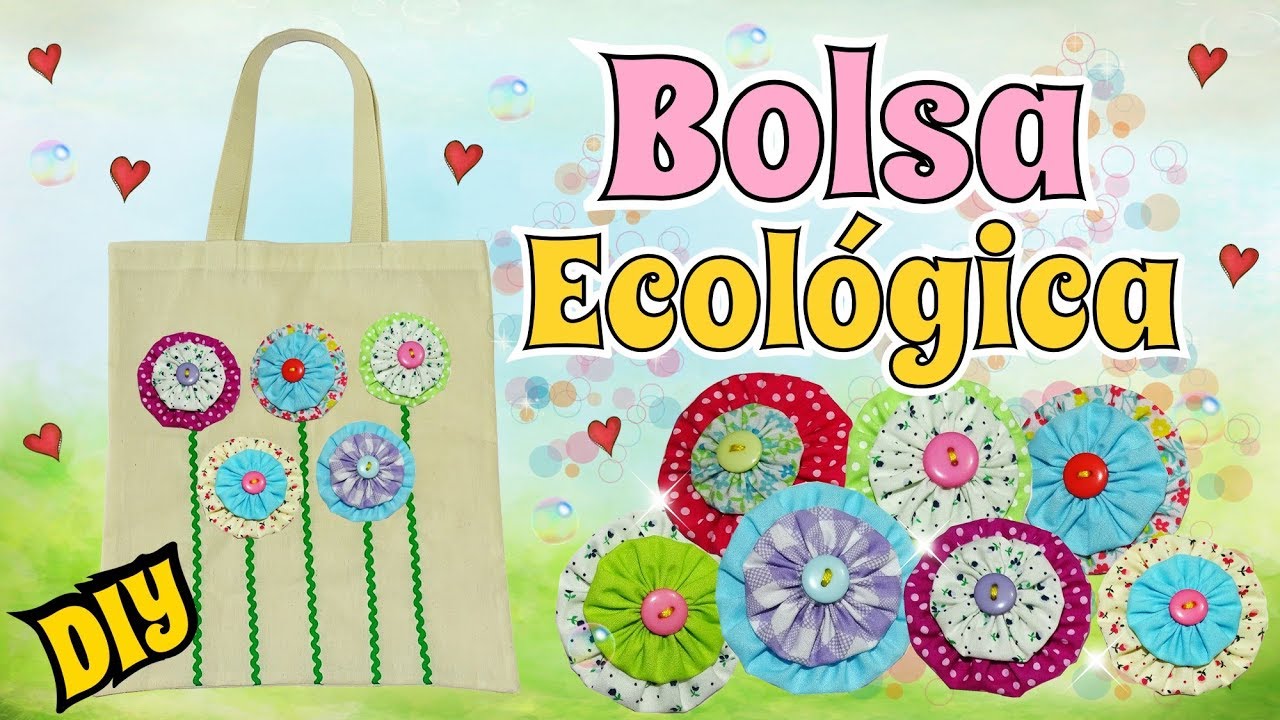Bag DIY Bolsa de tocuyo flores DIY Tutorial facil -
