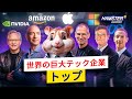 世界をけん引するテック企業:アマゾン、エヌビディア、アップル、マイクロソフト、メター ⚡Hamster Academy