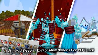 10 Useful Survival / Exploration Add-ons/Mods For MCPE 1.20+