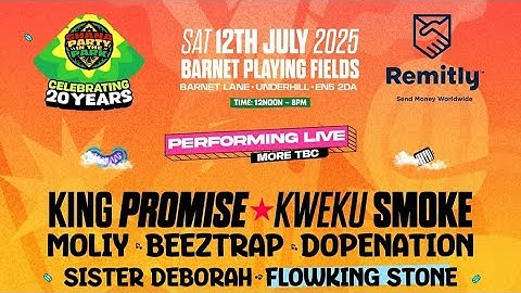 Live Stream of  20th Ghana Party In The Park July 2025