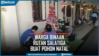 Warga Binaan Rutan Salatiga Buat Pohon Natal Wujud Toleransi Beragama