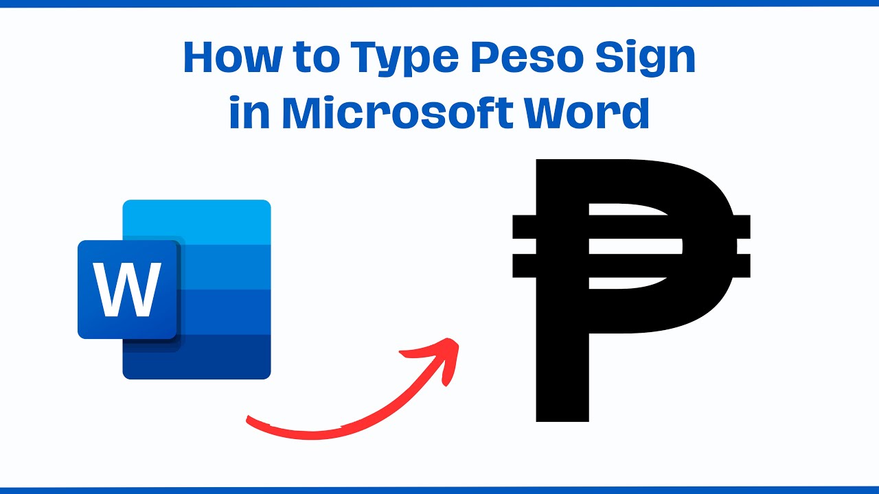 how-to-type-peso-sign-in-microsoft-word-youtube
