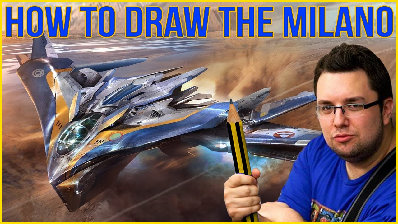How To Draw The Milano (Guardians Of The Galaxy) - YouTube