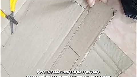 MEMBUAT MAKET LAPTOP DARI KARDUS