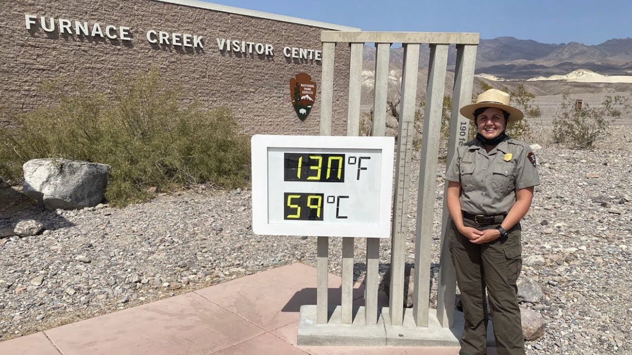 Death Valley temperature reaches highest level ever recorded since 1931 -  YouTube