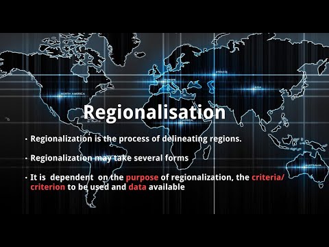 Video: Regionalization As A Geographical Basis