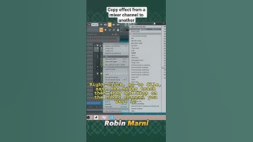 Copy effects from a mixer channel to another || FL Studio Tutorial  #flstudiotutorial #shorts