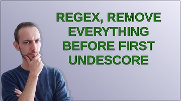 Unix: regex, remove everything before first undescore