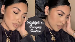 HIGHLIGHT &amp; BRONZING ROUTINE | GISELLE SANCHEZ