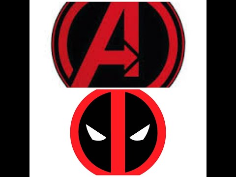 Avengers endgame logo with python and deadpool face logo | with python turtle| helpucode