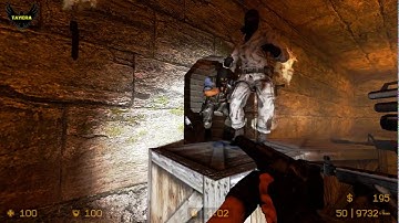 ZOMBIE ESCAPE ROUND ON COUNTER-STRIKE: SOURCE, map: ze_Pirates_port_Royal, Level 1, CSS