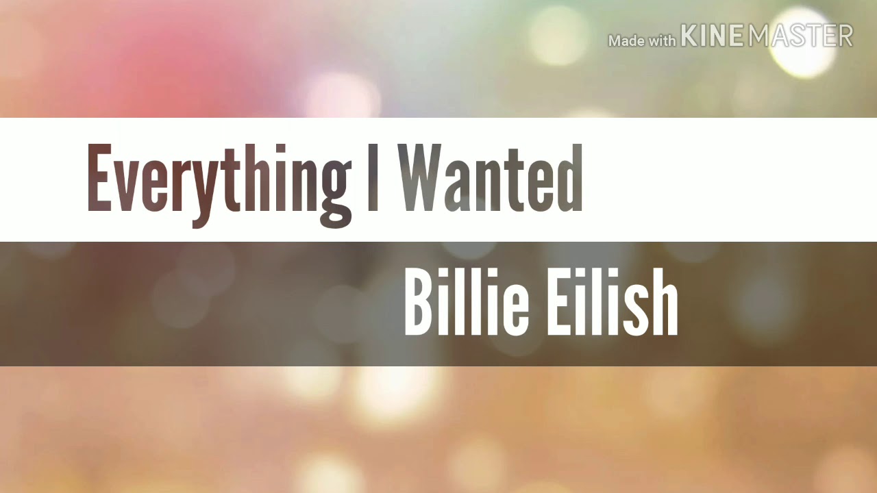 [Lirik + Terjemahan] Everything I Wanted - Billie Eilish - YouTube