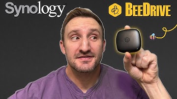 EASY Backups For Creators /  Synology BeeDrive AI-Powered Portable SSD 
