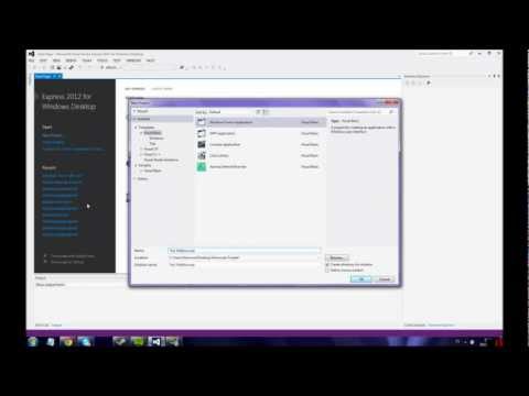 Visual Studio 2012 - Simple Web Browser (Tutorial for Beginners)