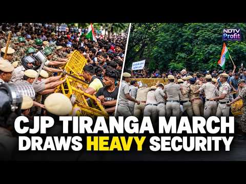 CJP Tiranga March Latest: 25,000 Security Personnel Deployed Across Delhi