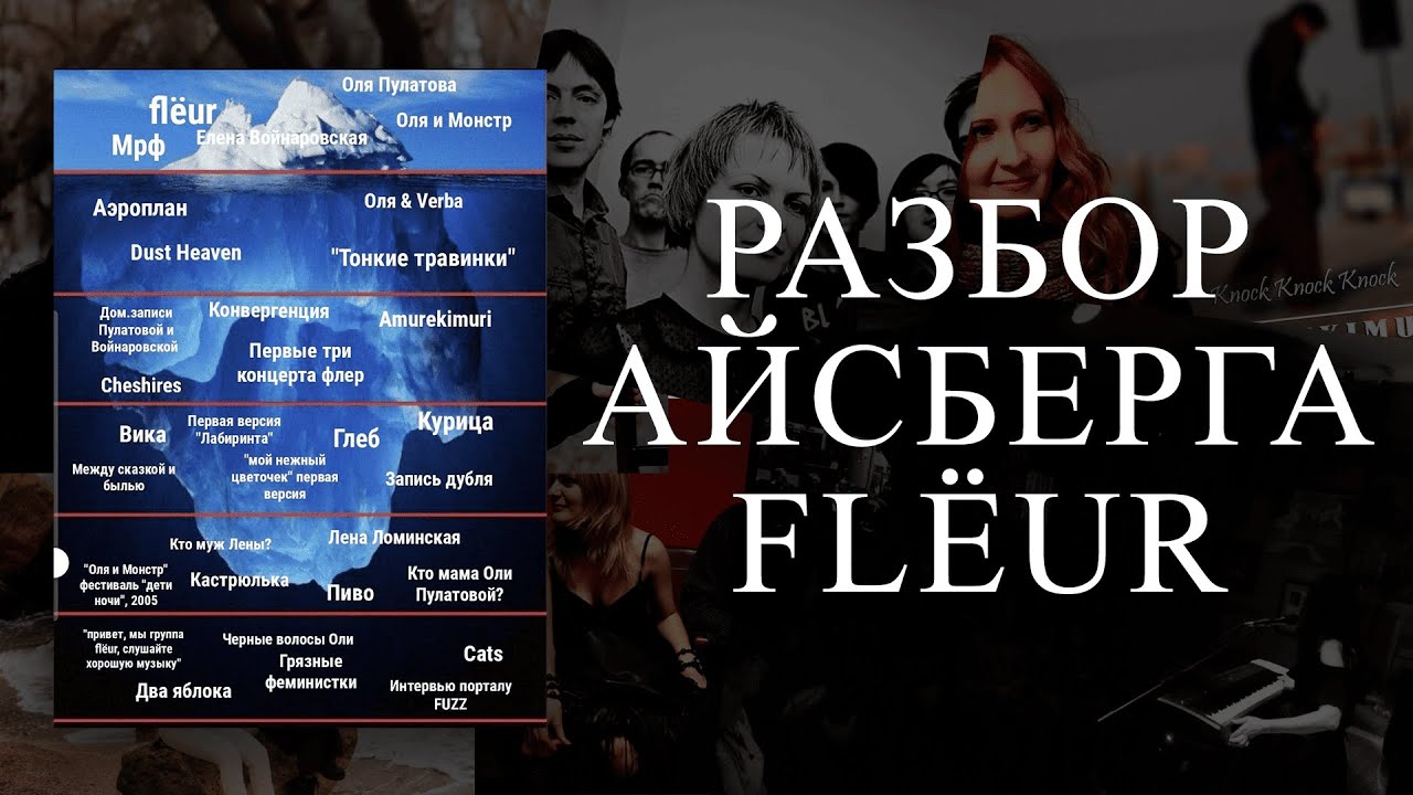 Айсберг по группе Flëur