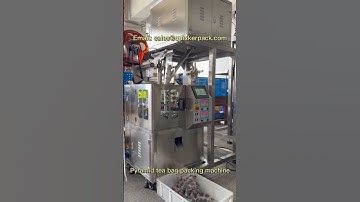 Triangle Tea Bag Packing Machine with 4 head scale #teabagpackingmachine