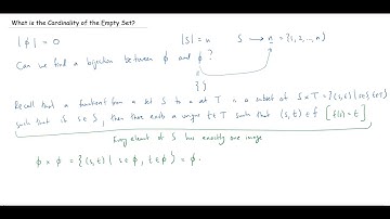 Cardinality of the Empty Set